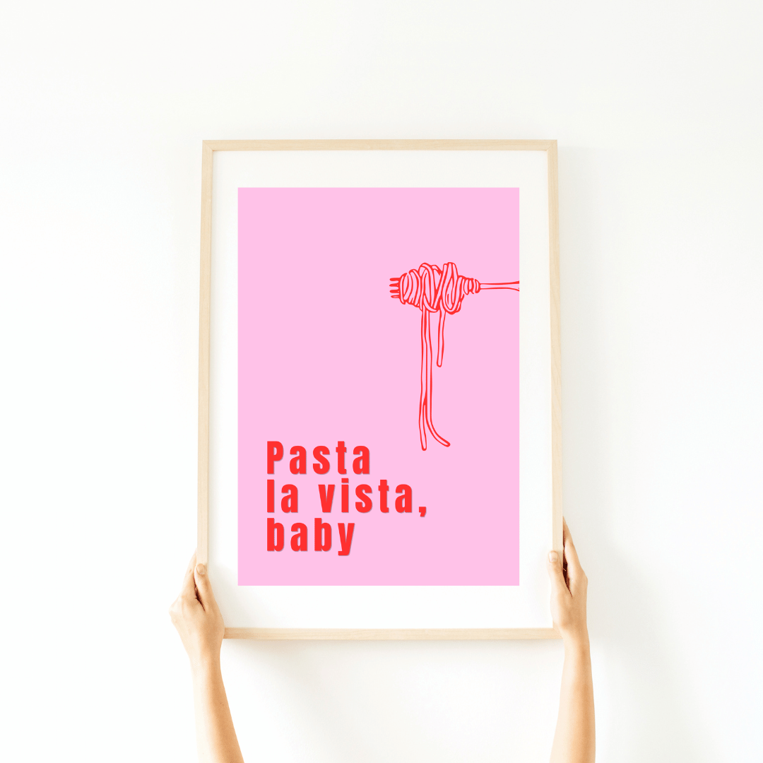 Poster "Pasta la vista, baby"