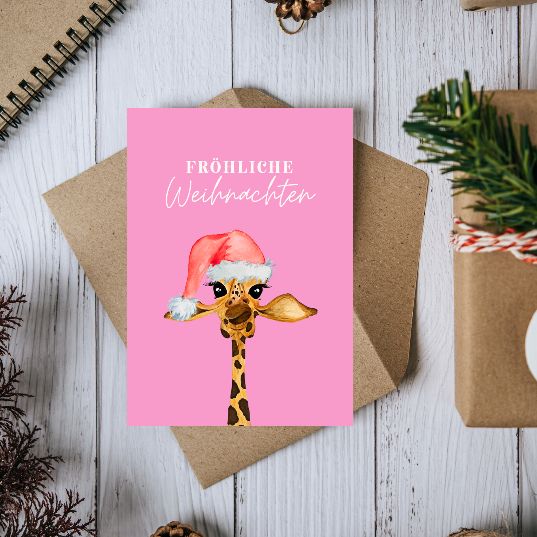 Postkarte "Fröhliche Weihnachten" 