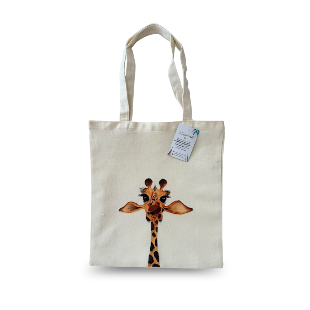 Jutebeutel "Giraffe Gisela"