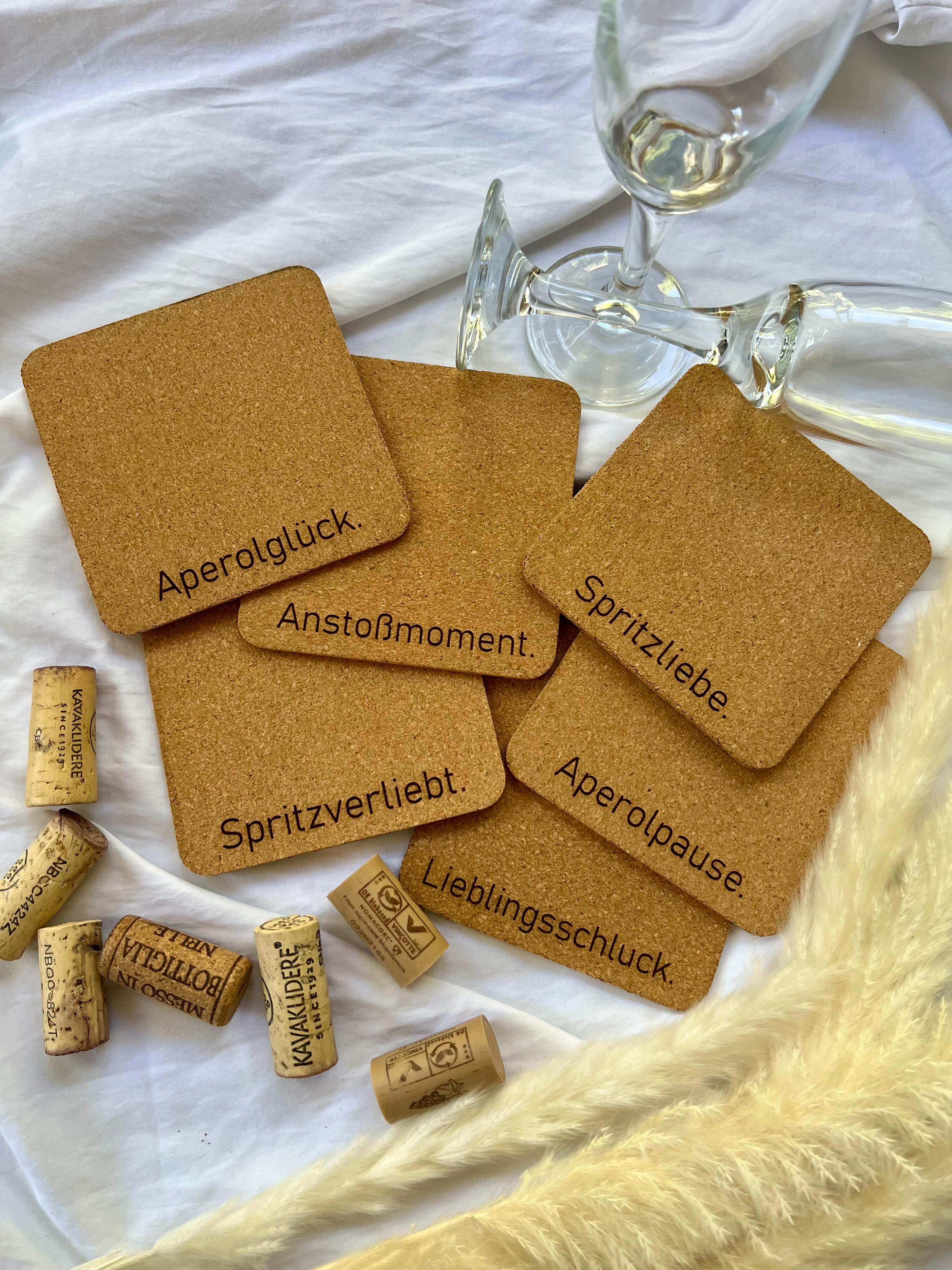 6-Set Untersetzer "Aperol"