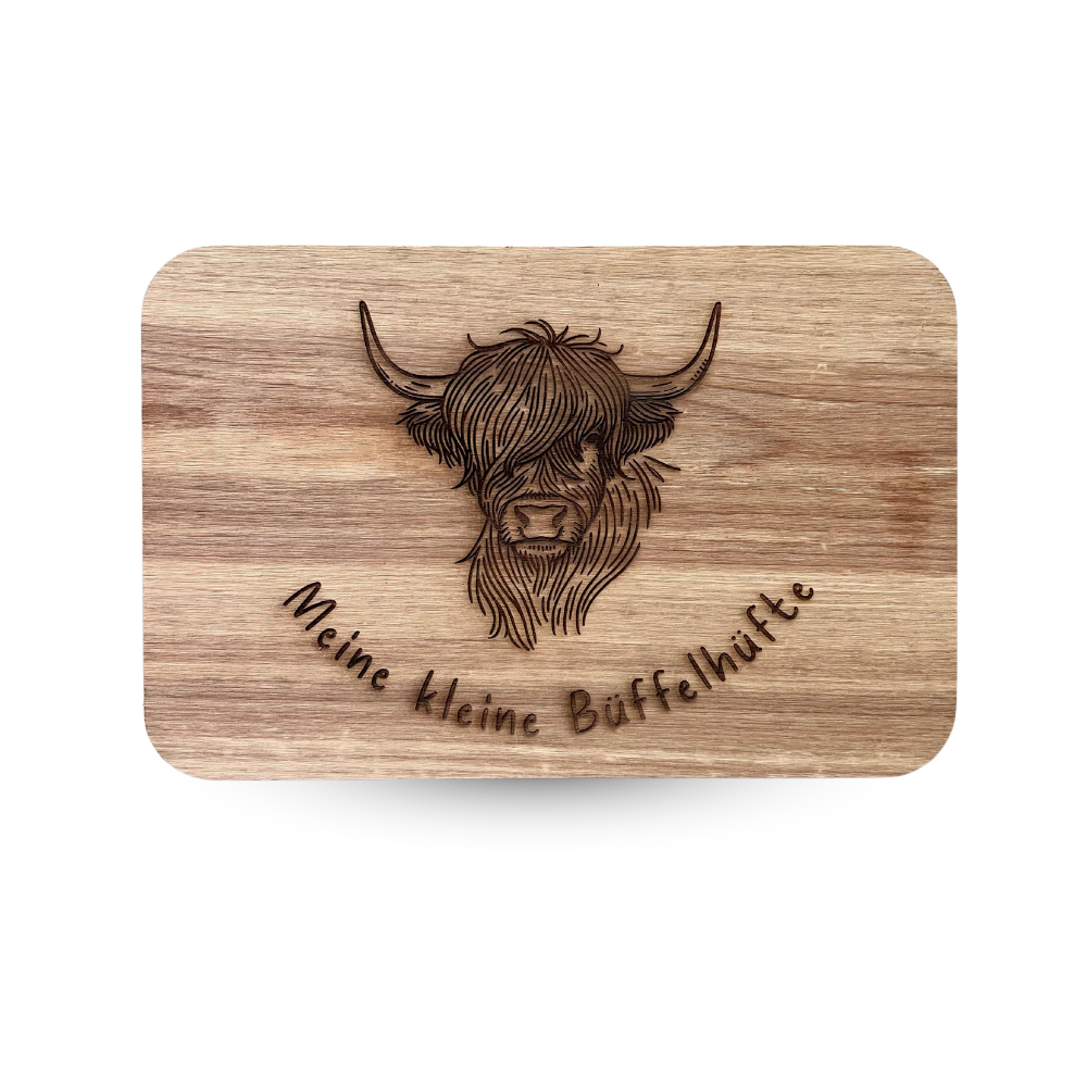 Frühstücksbrett "Meine kleine Büffelhüfte"